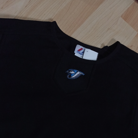 🔥Bluejays Vintage middle logo Majestic sweater🔥 - Picture 5 of 6